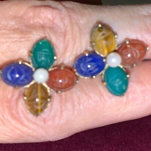 SCARAB EARRINGS 12kt Gold filled